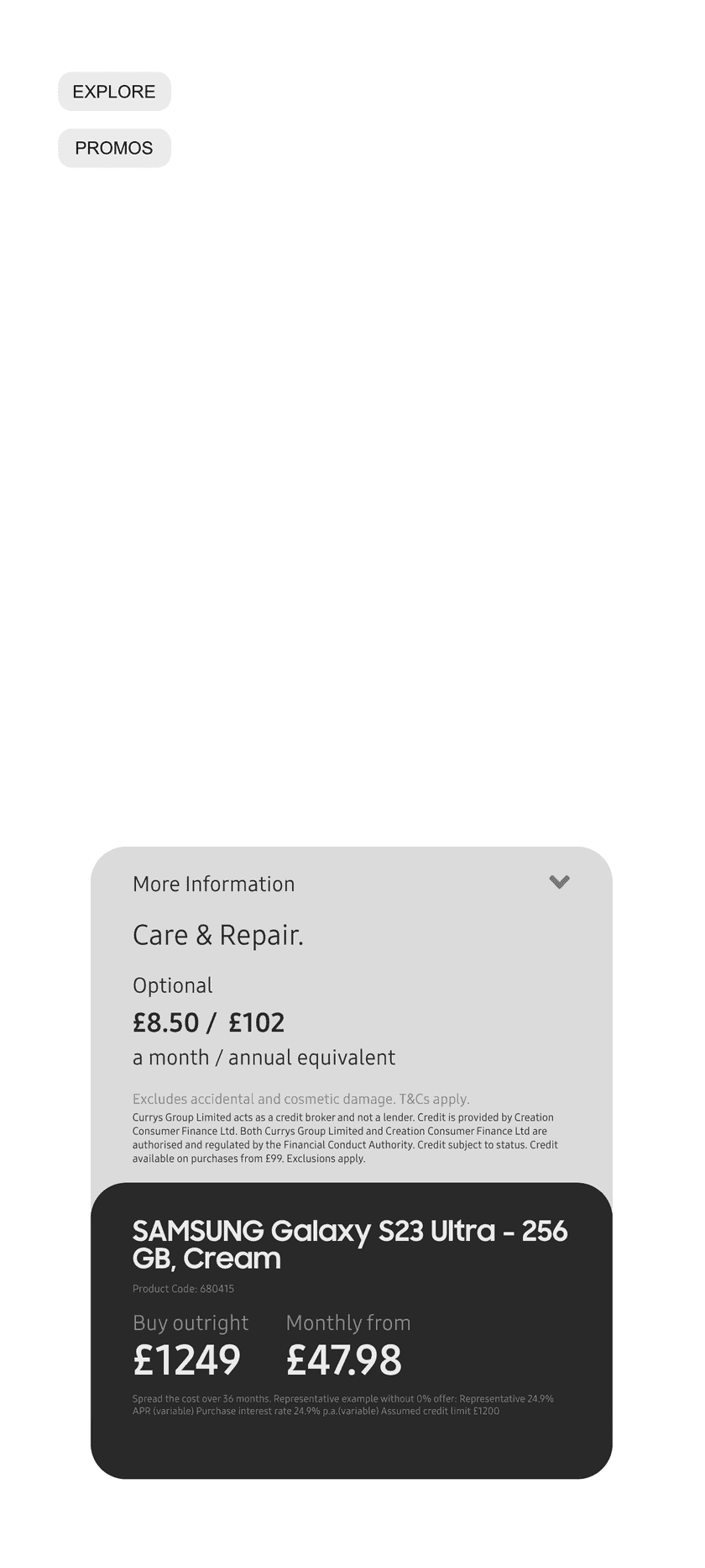 The 'More Information' tab expanded