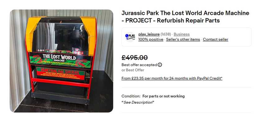 The original eBay listing