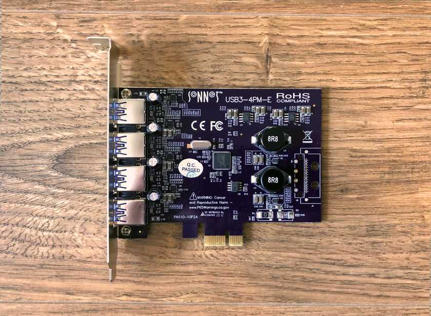 The Sonnet Allegro PCI-e card