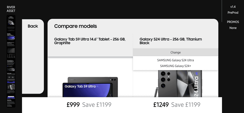 The comparison feature