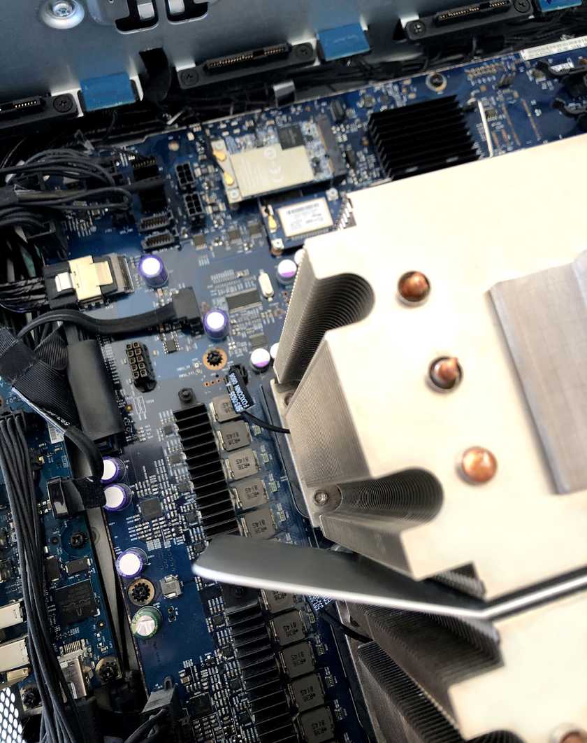 The hard-to-reach heatsink screws