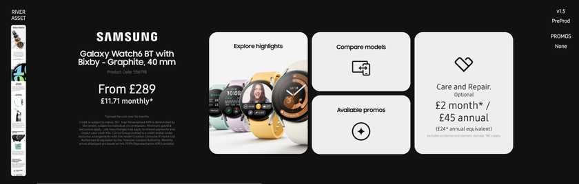 The redesigned ticket for a watch